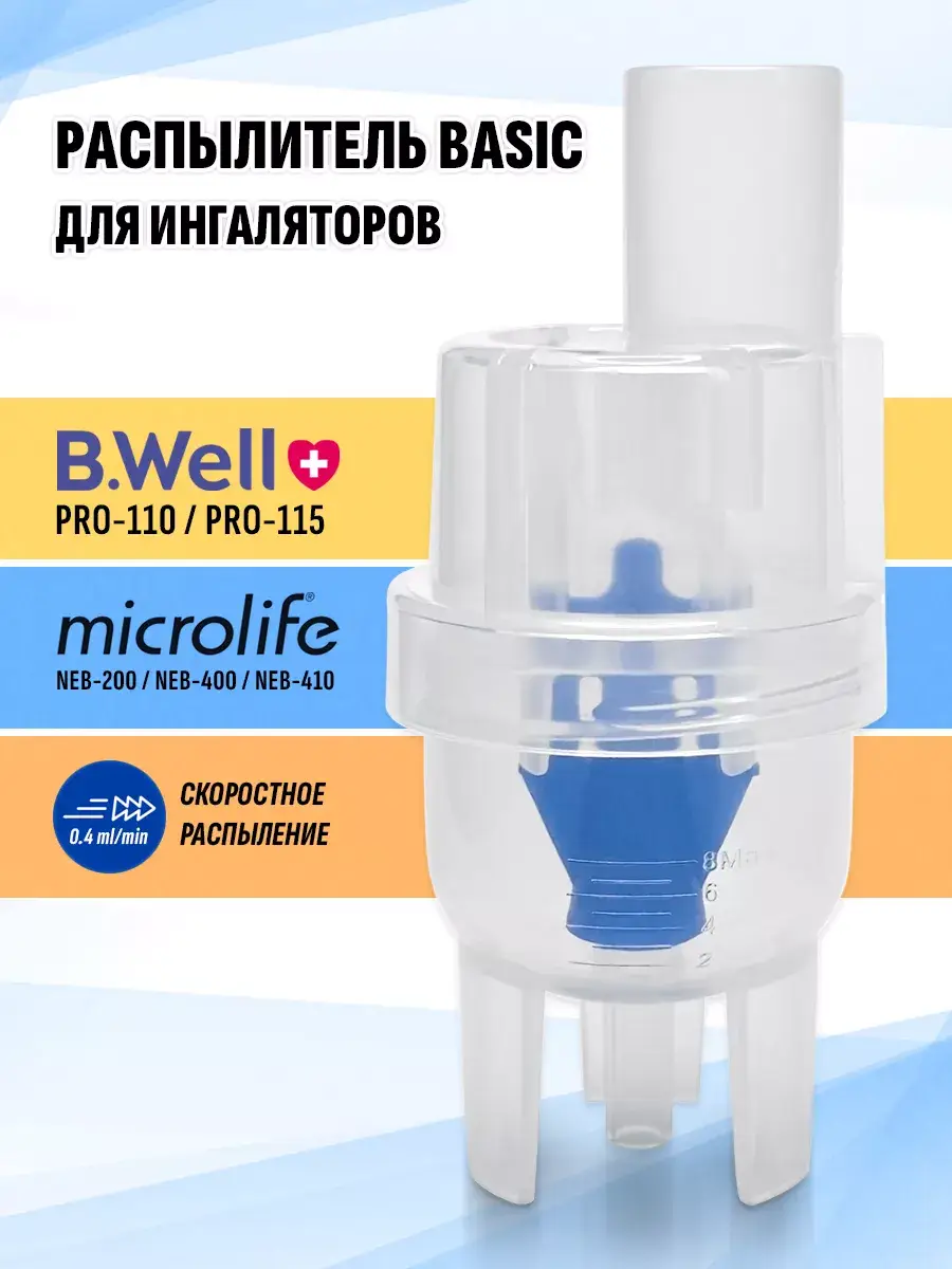 B.Well Nebulizer Chamber Basic for Compressor Inhaler