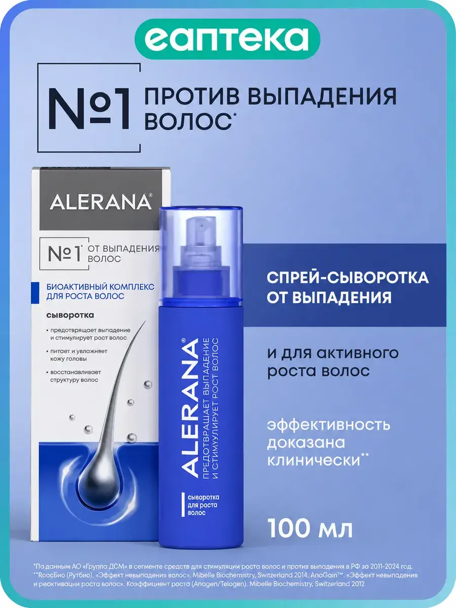 Alerana Hair Growth Serum 100 ml