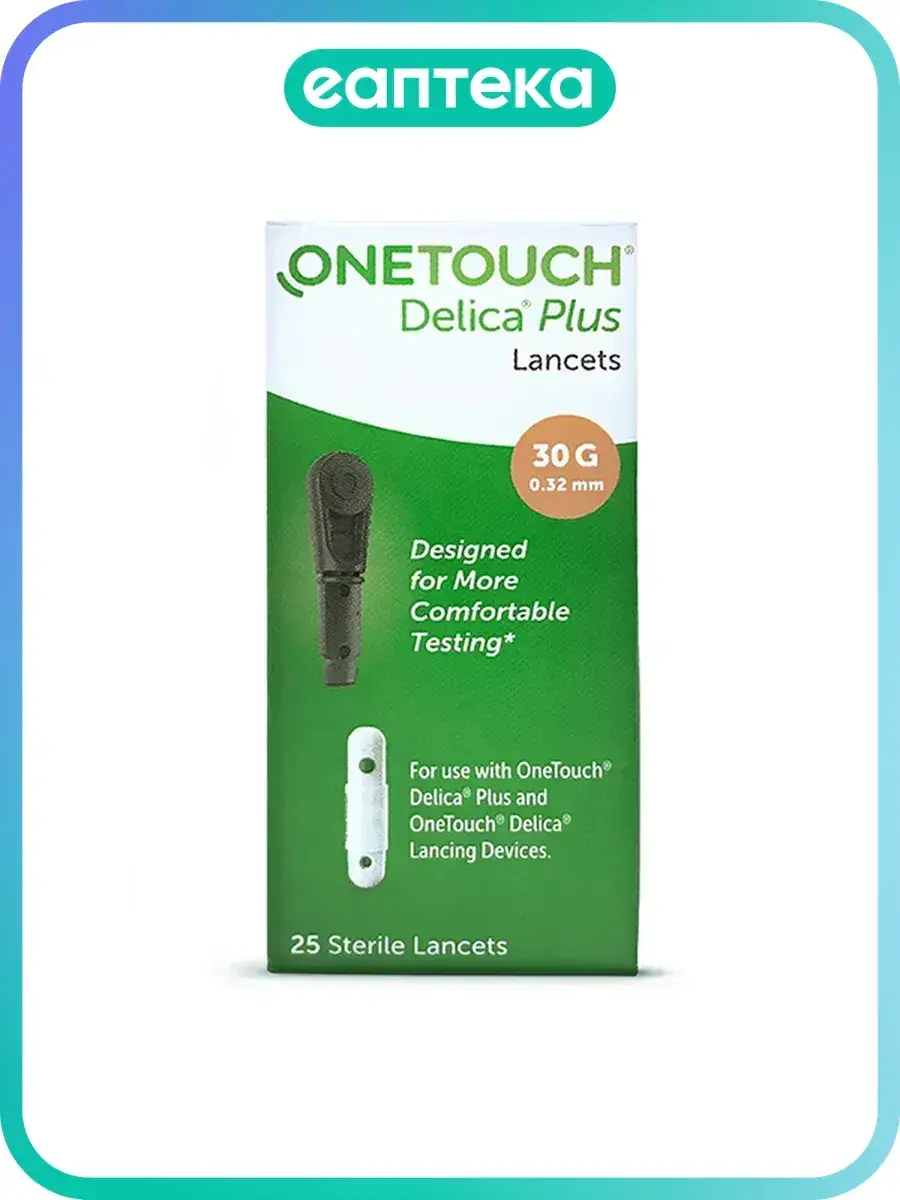 OneTouch Delica Plus Lancets 25 Count