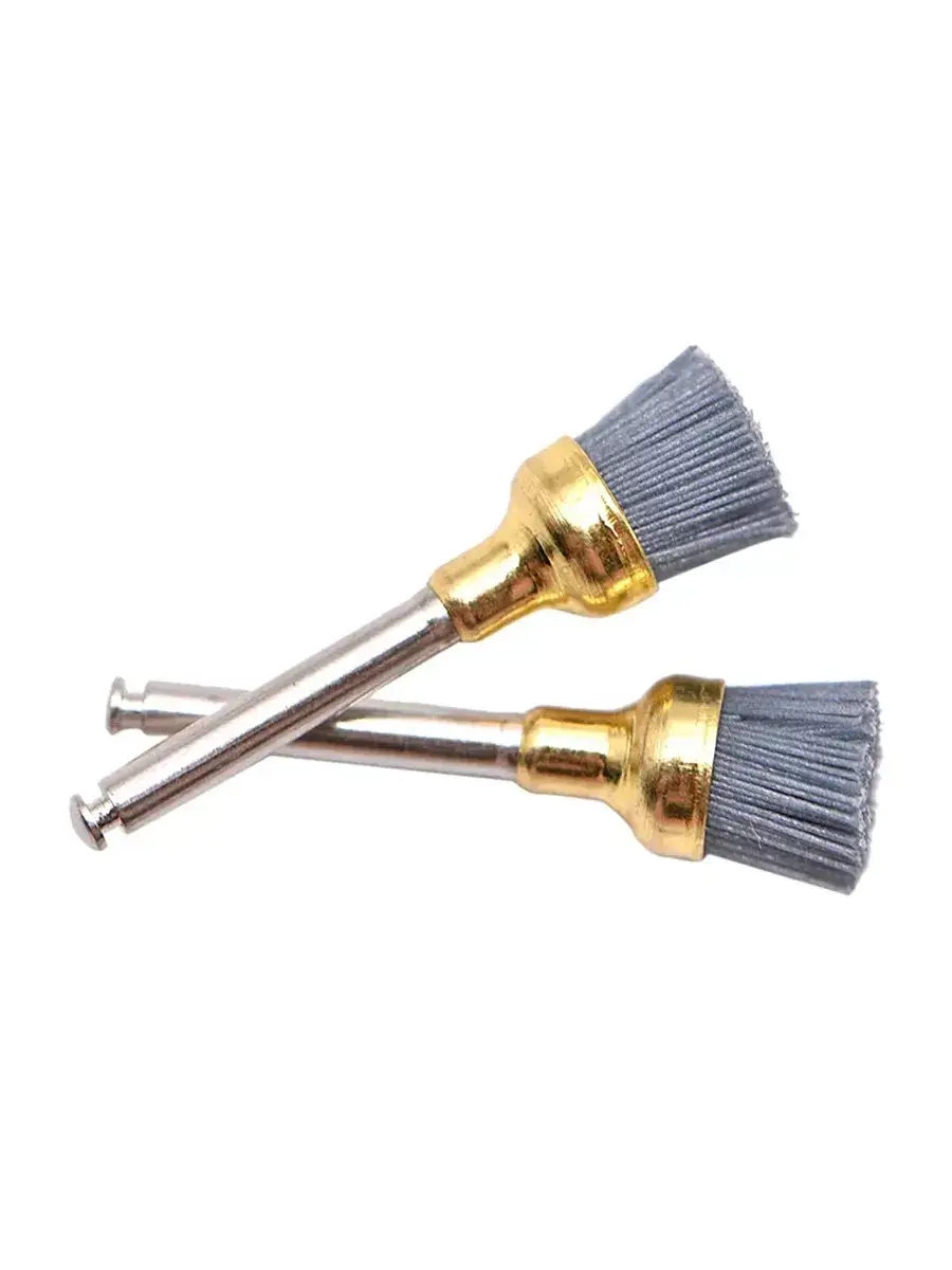 ZuboDent Silicon Carbide Polishing Brushes Cup Pack of 3 Cream