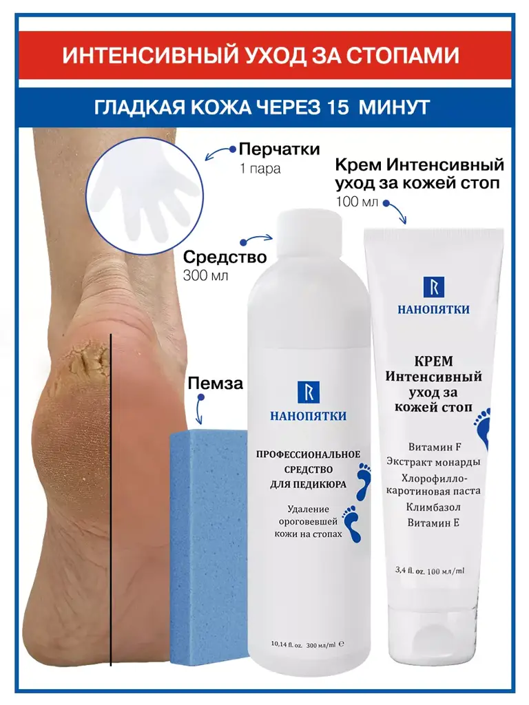 Nanopyatki Intense Foot Care Set #1
