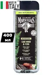 Le Petit Marseillais Juniper and Fern Extract Shampoo Shower Gel 400 ml #1