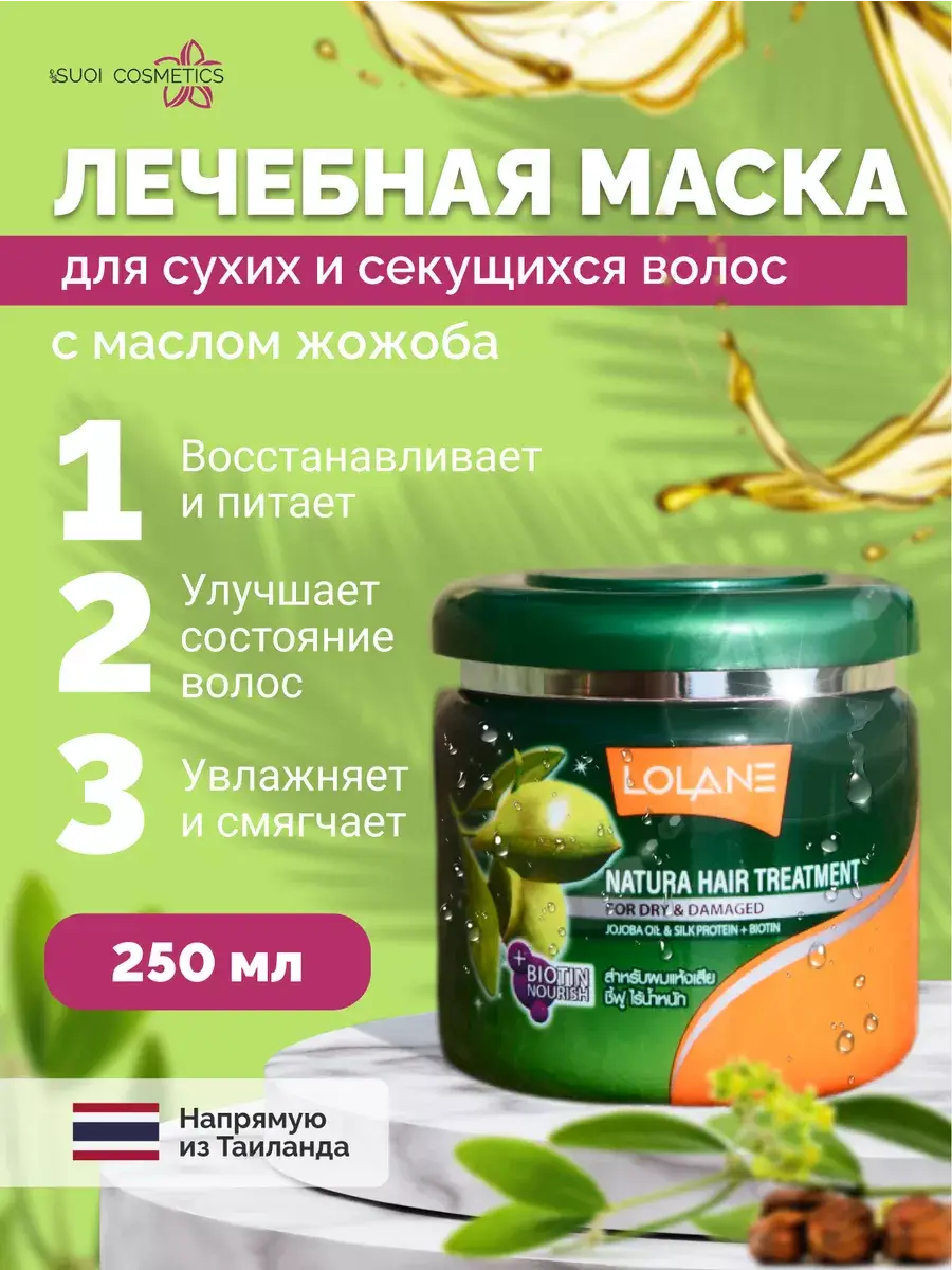 LOLANE Jojoba Oil Hair Mask, 250 ml