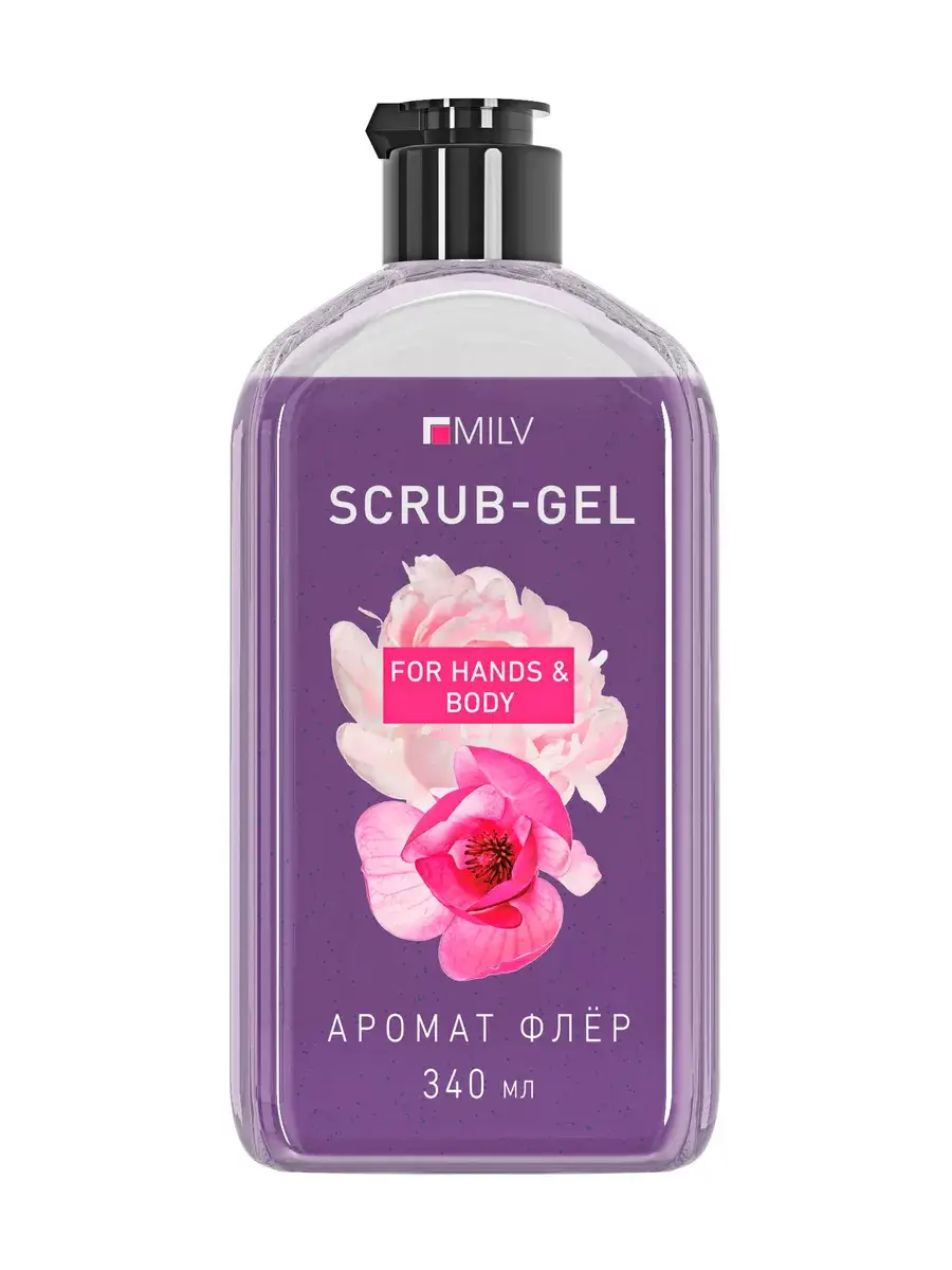 MILV Fleur Hand and Body Gel Scrub 340 ml