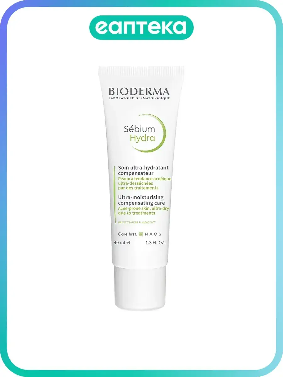 Bioderma Sebium Hydra Moisturizing Cream 1 pack 40 ml, 1 Count