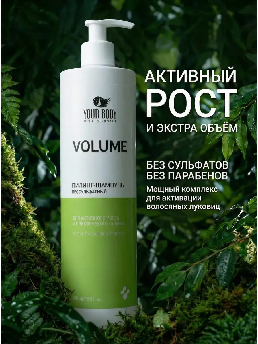 YOUR BODY Professionals Anti-Hair Loss Shampoo, 500 ml