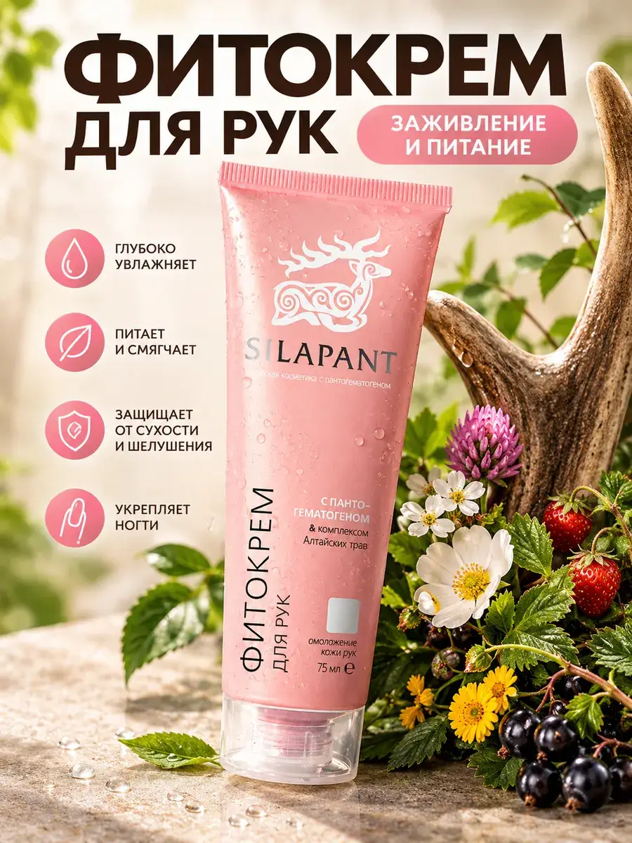 Silapant Healing and Nourishing Hand Phytokrem Cream 75 ml