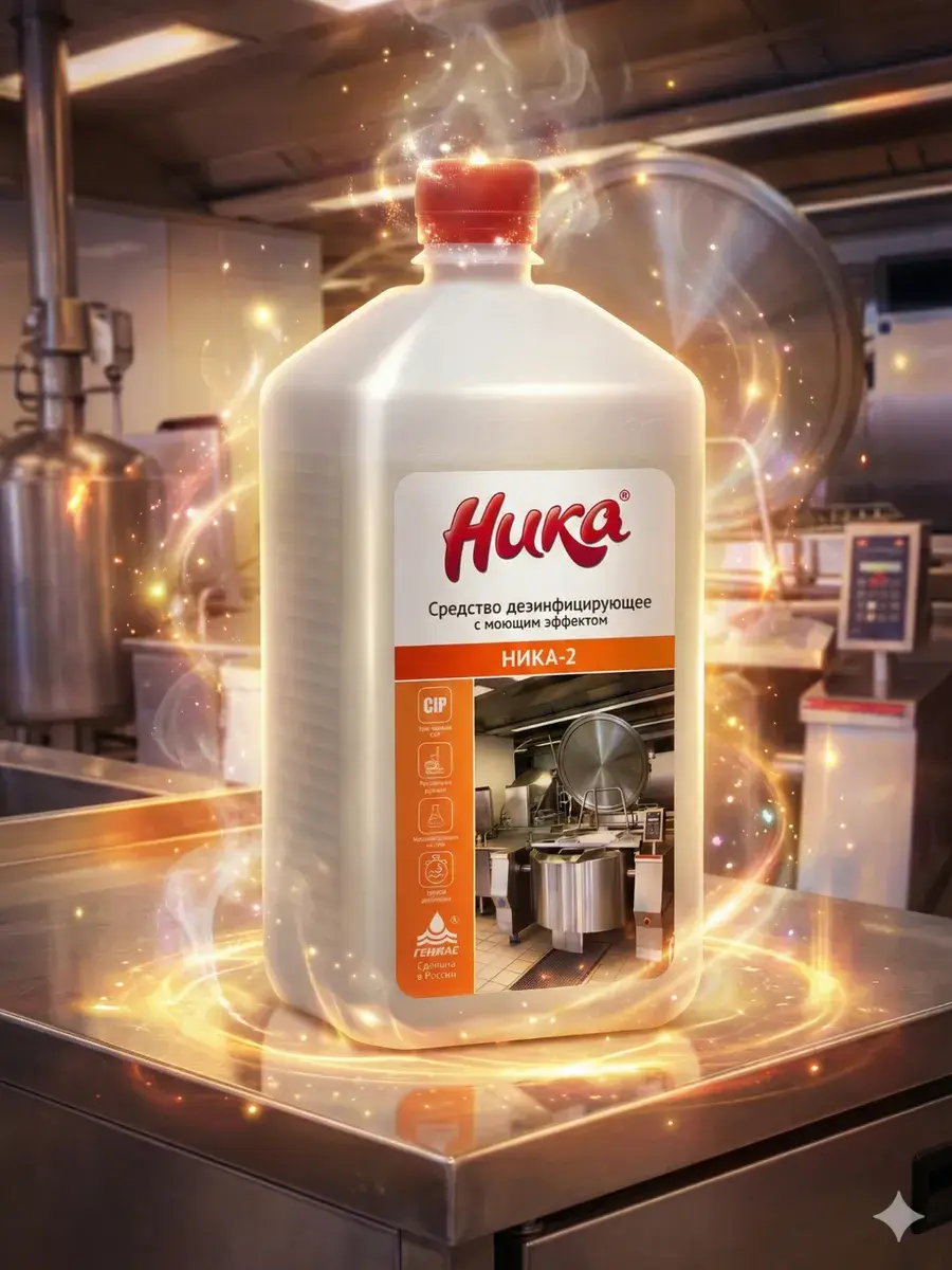 Nika-2 Disinfectant Cleaning Agent Liquid 1 l