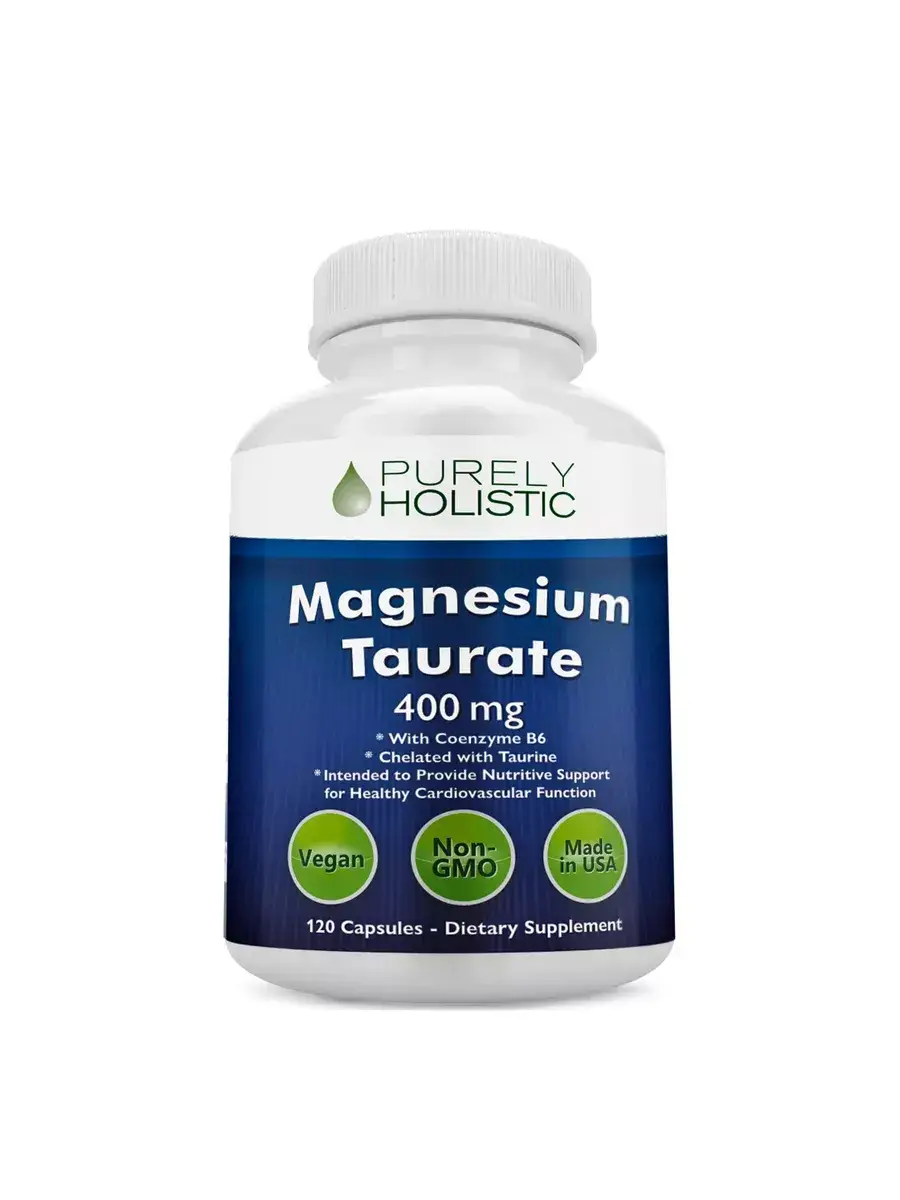 Purely Holistic Magnesium Taurate 400 mg 120 Capsules