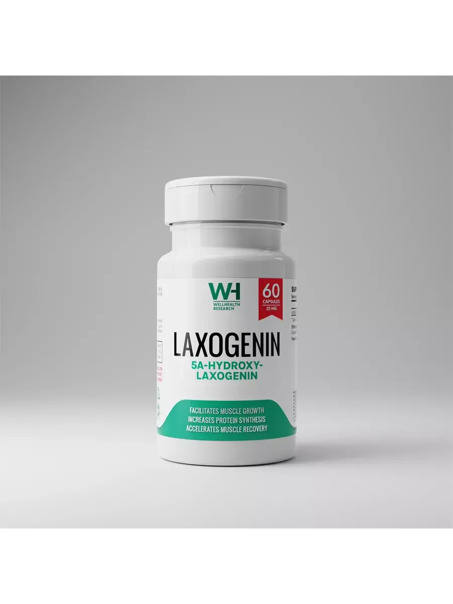 Well-Health Research Laxogenin 25 mg, 60 Capsules
