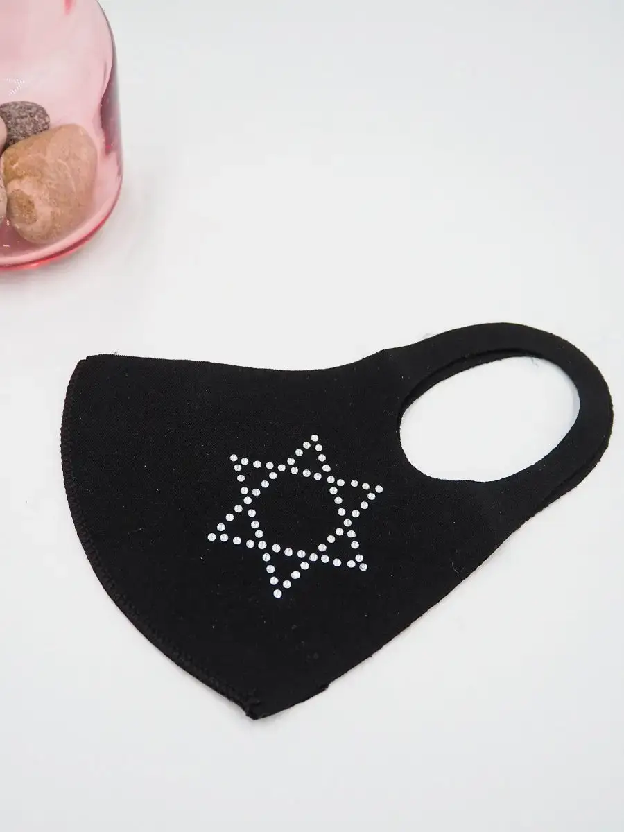 TAN-MAN Reusable Protective Mask with Rhinestones