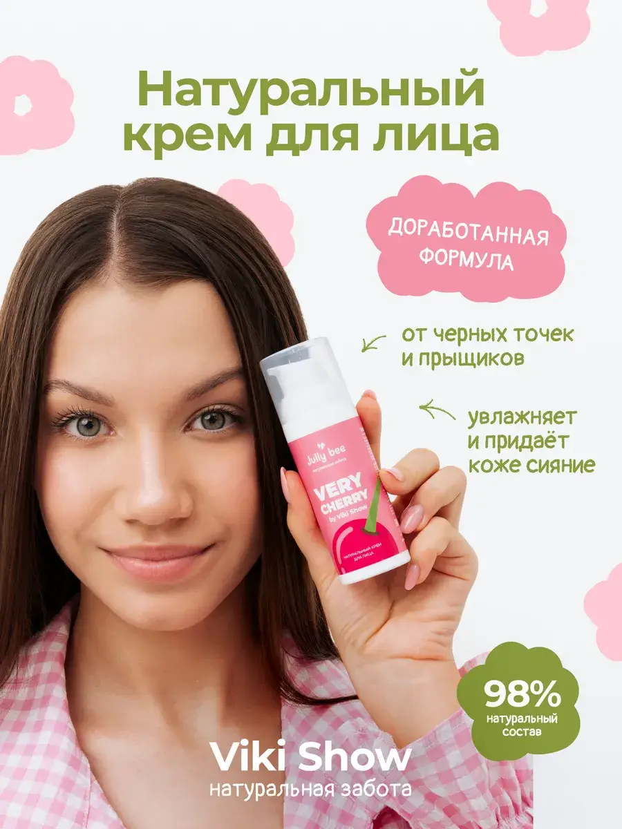 Viki Show Cosmetics Face Cream with Niacinamide and Zinc PCA, 50 ml