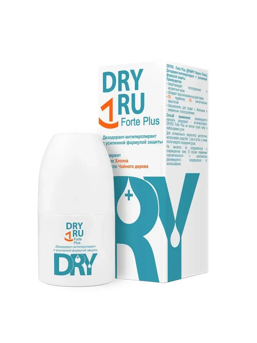 Dry Dry Forte Plus Roll-On Antiperspirant, 50 ml