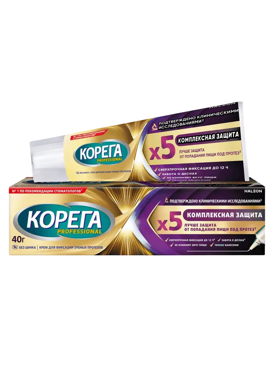 Korega Denture Adhesive Cream Maximum Hold 40 ml, 1 Count