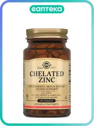 Solgar Chelated Zinc Tablets, 630 mg, 100 Count #1