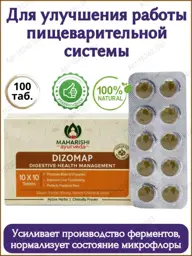 Maharishi Dizomap Digestive Tablets, 100 Tablets #1