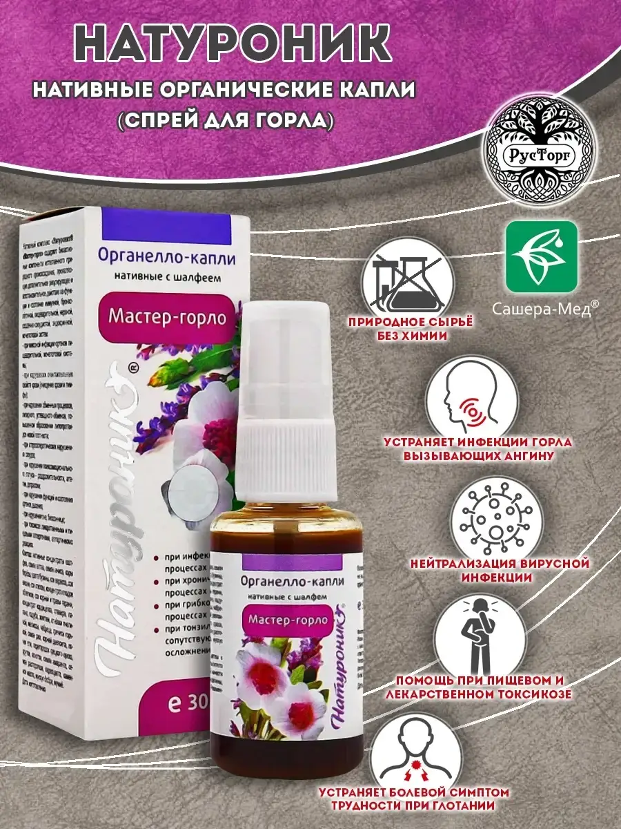 Naturonik Master Throat Spray, 30 ml