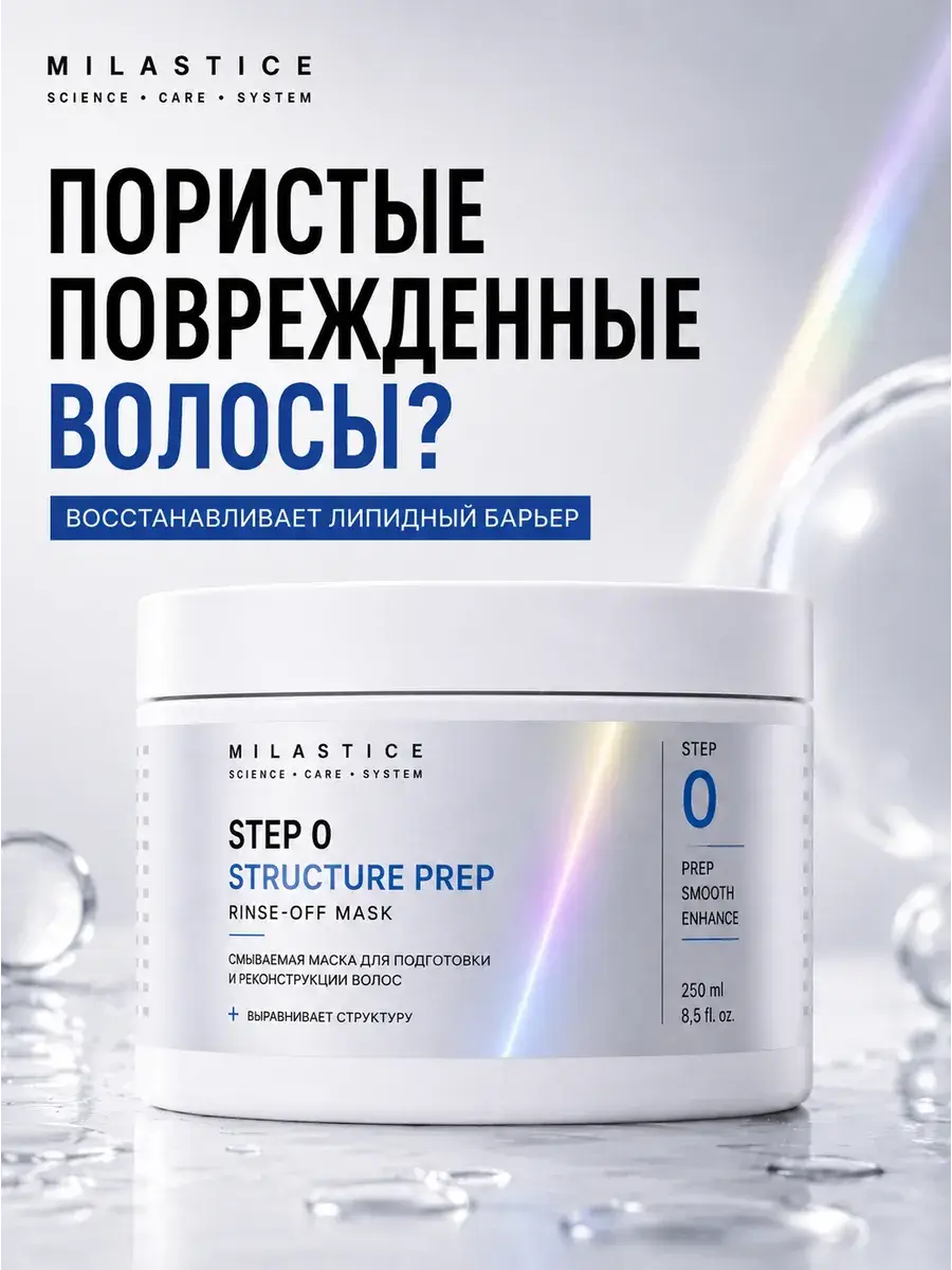 Milastice Professional Lipid Hair Filler Mask 250 ml