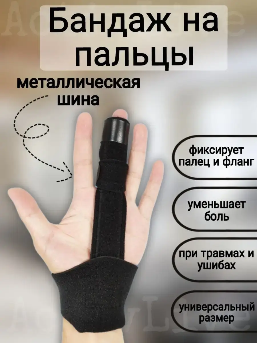 ActivLive Wrist and Finger Brace with Splint