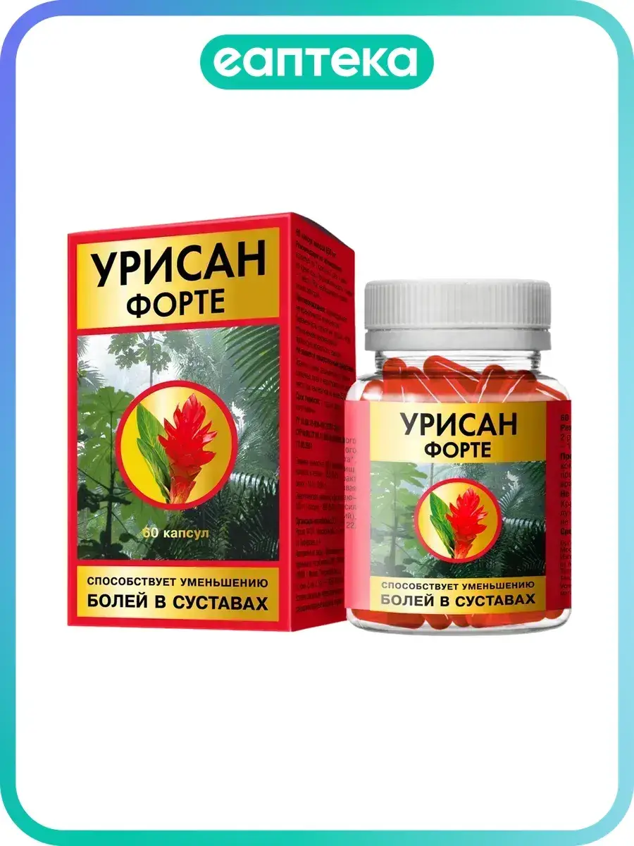 Urisan Forte Capsules 60 Pack 650 mg, 60 Count