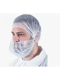 Disposable Non-Woven Hairnet on Elastic Band, 50 Pack #1