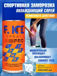 F.ICE Spray PRO Sports Cooling Spray, 400 ml #1