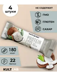 KultLab Protein Bars, Coconut Mousse, 4 Bars 4 Count #1