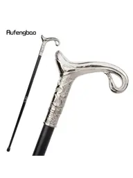 Rufengbao White Curved Decorative Cane, 93 cm #1