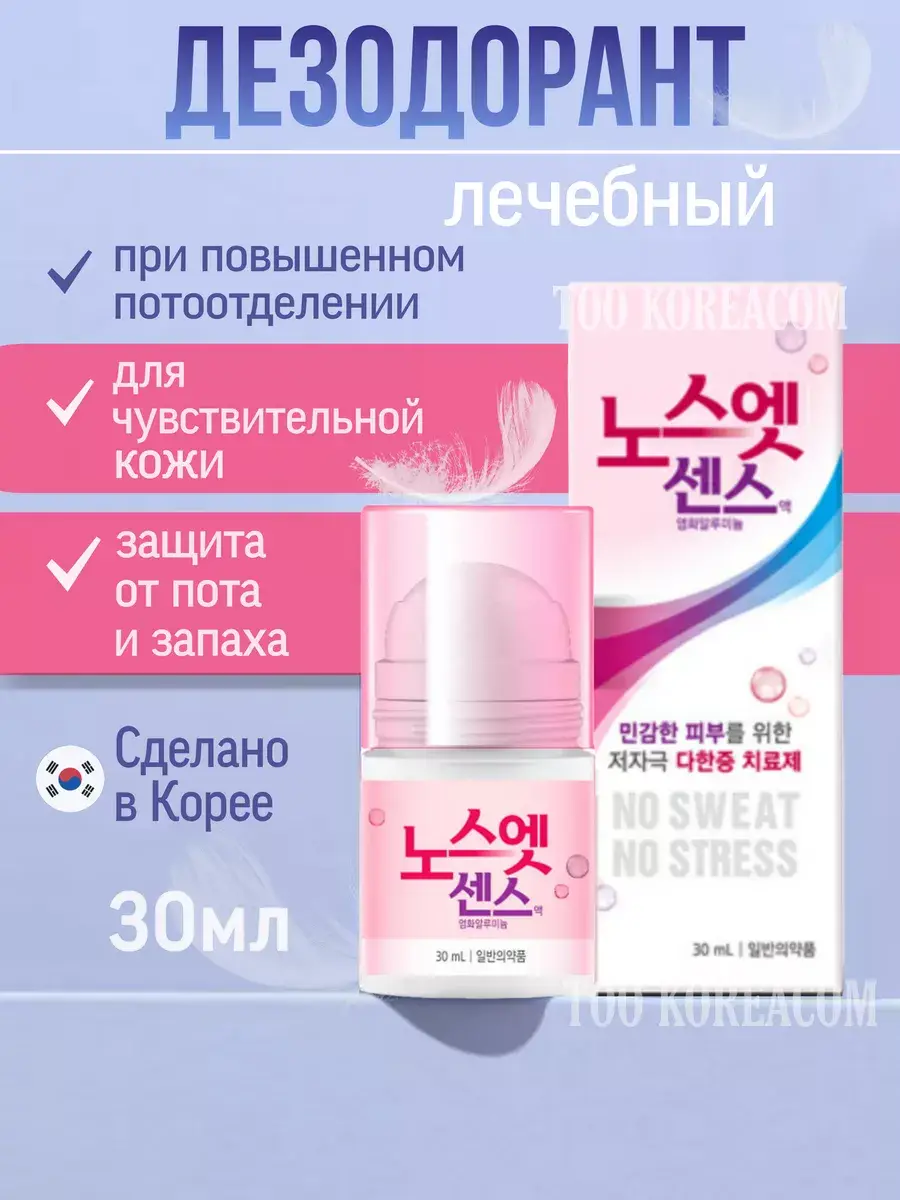 No Sweat No Stress Antiperspirant Roll-On Deodorant