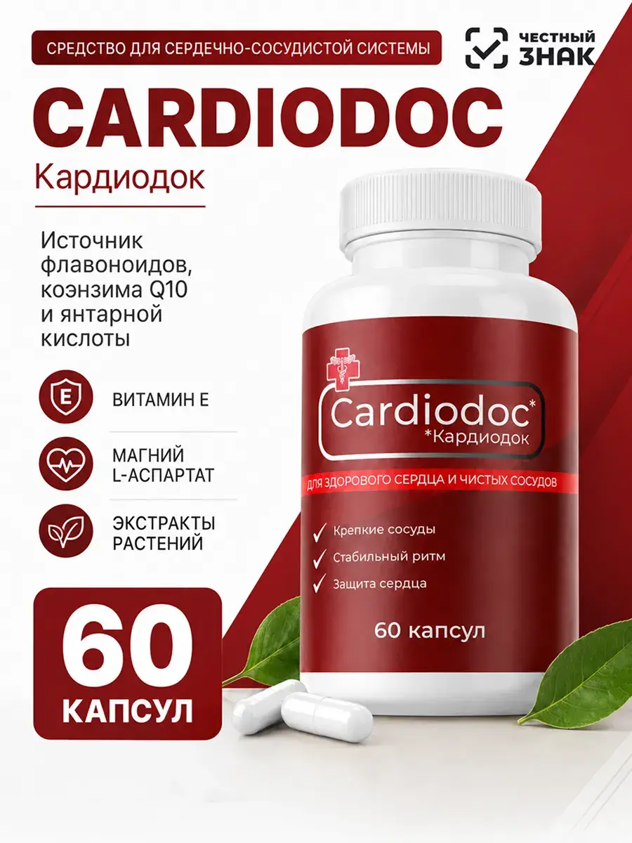 Cardiodoc Heart Support Capsules 60 Pack