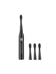 DR.GOOD Classic Electric Toothbrush, Black Gold, 4 Heads #1