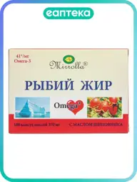 Mirrolla Fish Oil with Rosehip Oil Capsules 100 Pack 370 mg, 100 Count #1