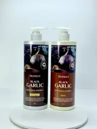 DEOPROCE Black Garlic Shampoo and Conditioner Set, 2000 ml #1