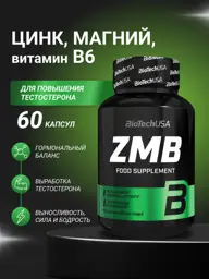 BioTechUSA ZMA Testosterone Booster 60 Capsules #1