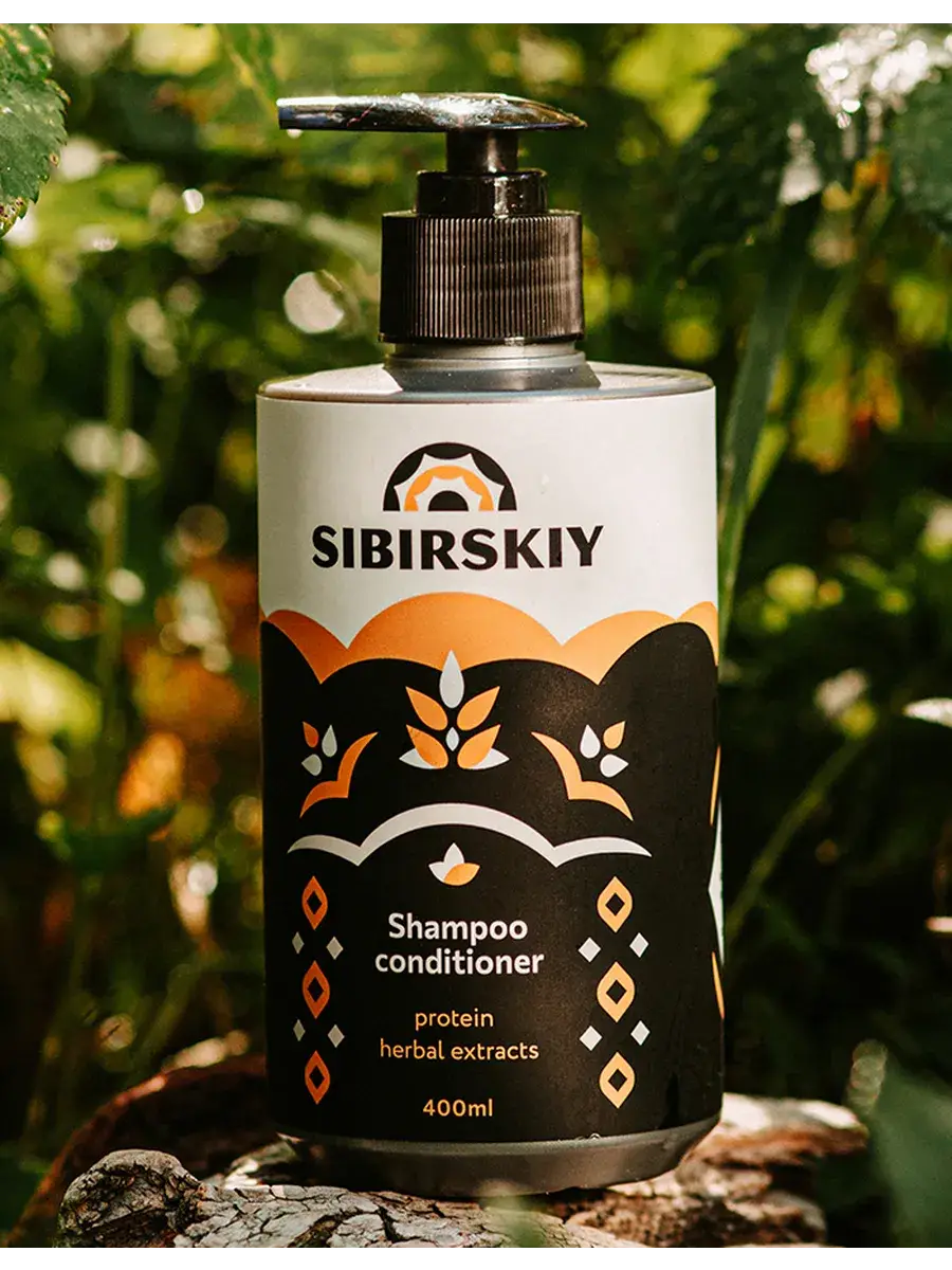 SIBIRSKIY Shampoo & Conditioner with Wheat Proteins and Keratin, 400 ml