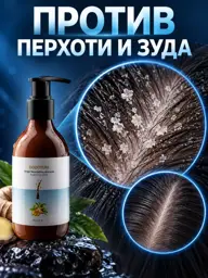 Ginger and Mint Oil Shampoo, 300 ml #1