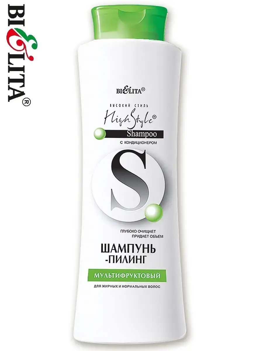 High Style Multifruit Peeling Shampoo for Oily Hair, 500 ml