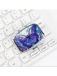 NNNB Butterfly Metal Pill Organizer Tablets #1