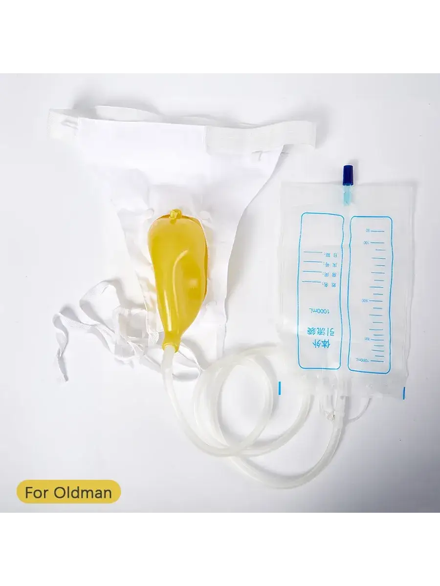 QniYdYd Portable Reusable Urinal Bag for Elderly Men - 1 Piece