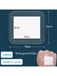 ELEFIRST Waterproof Sterile Dressings 10x15 cm, 10 Pack #1