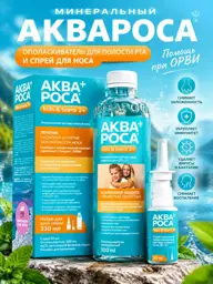 AquaRosa 2% Mineral Brine Mouth and Nasal Care Set Spray #1