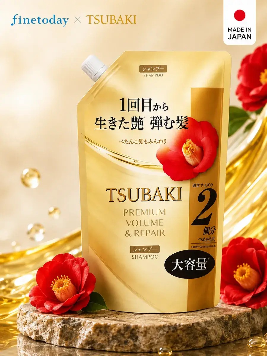 FINETODAY TSUBAKI Volume & Repair Shampoo, 600 ml