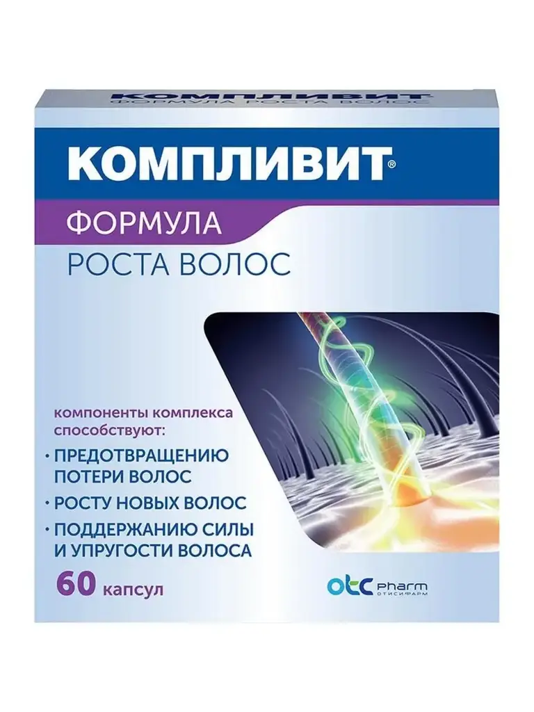 Complivit Hair Growth Formula, 60 Capsules 60 Count #1