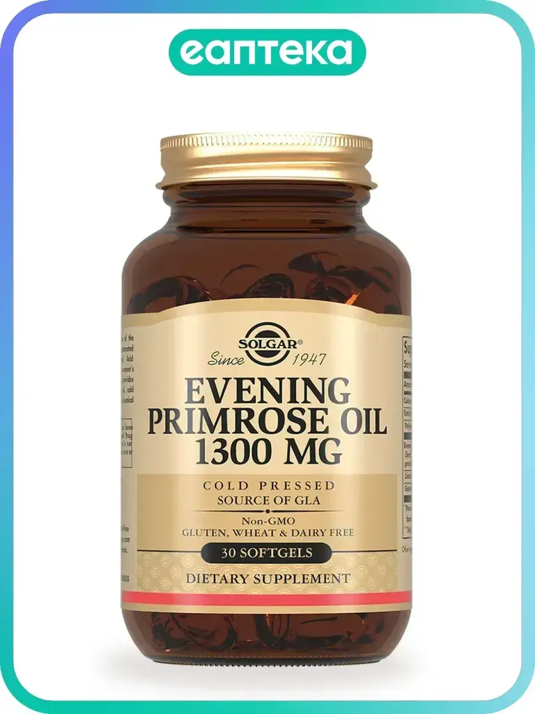Solgar Evening Primrose Oil 1300 mg Capsules, 30 Count #1
