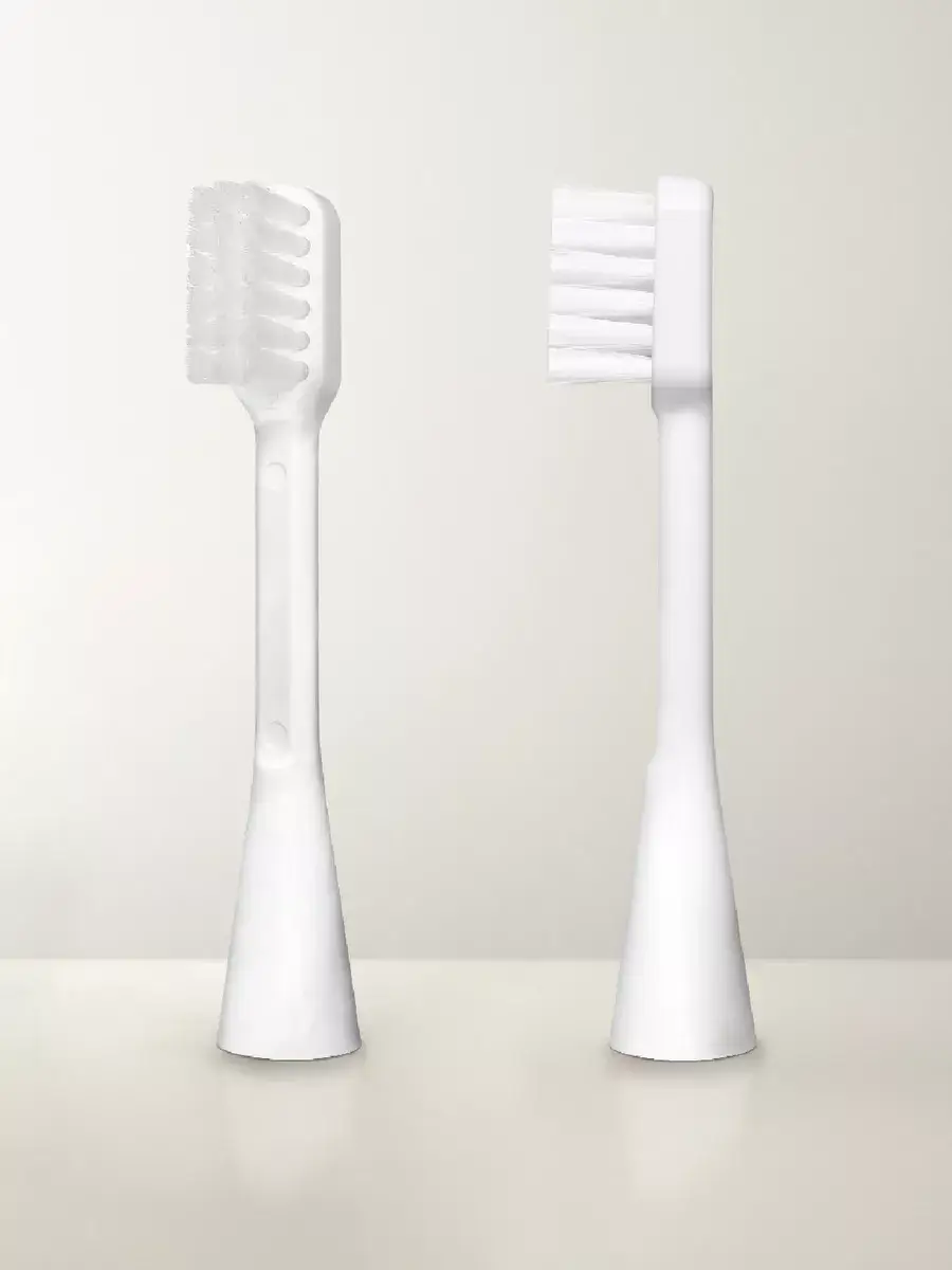 Hapica BRT-7B Kids Ultra-Soft Replacement Toothbrush Heads 2 Pack 6 l