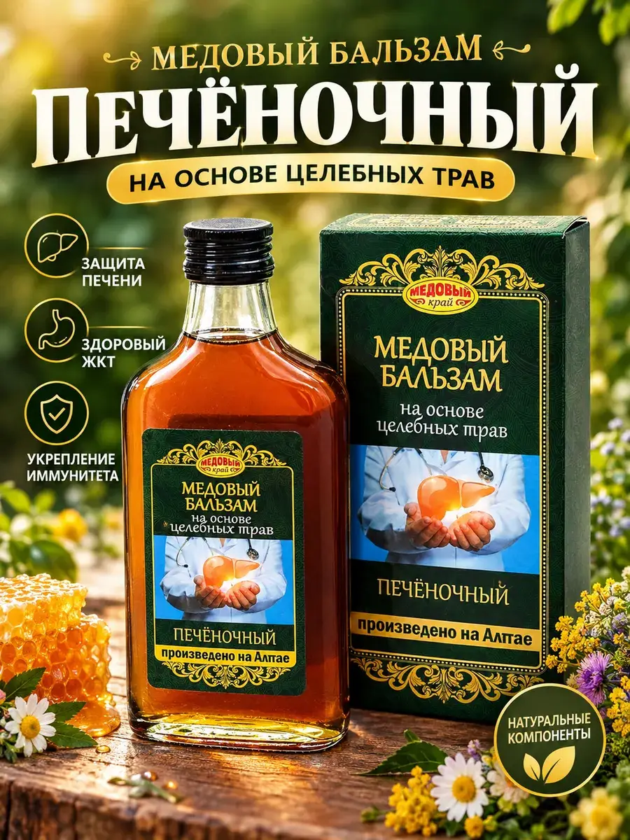 Honey Land Liver Herbal Honey Balm 250 ml