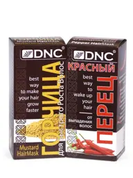 DNC Mustard and Red Pepper Hair Mask Set 100g #1