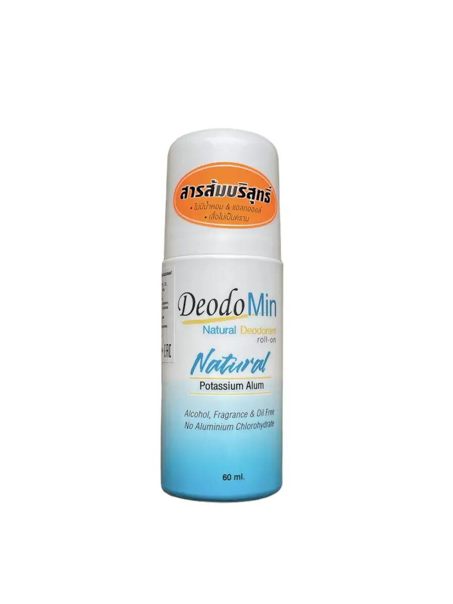 DeodoMin Natural Roll-On Deodorant, 60 ml
