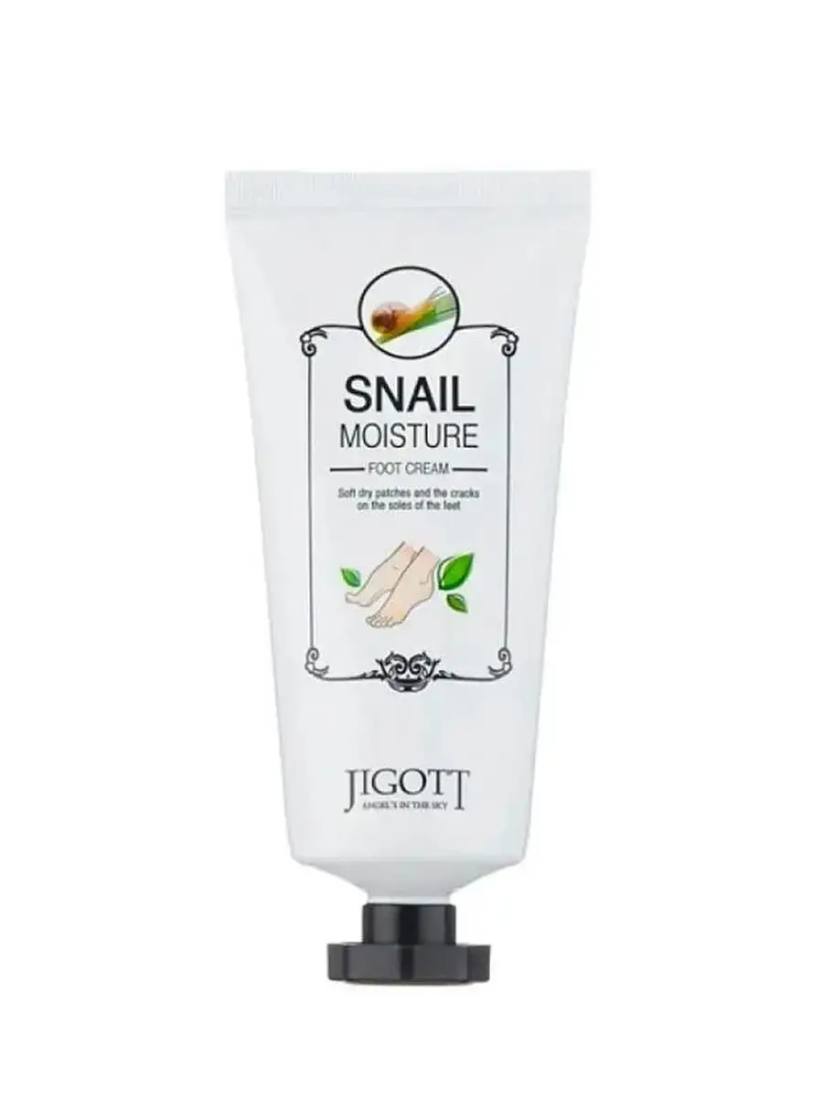 Jigott Snail Moisture Foot Cream, 100 ml