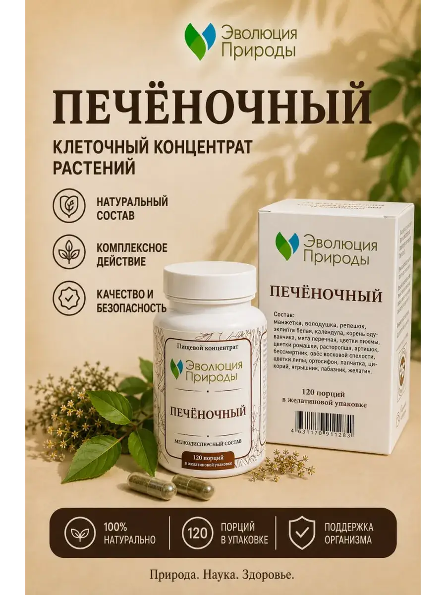 Nature's Evolution Liver Support Capsules, 120 Count